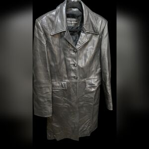 Knoles & Carter Medium Soft Leather Car Coat